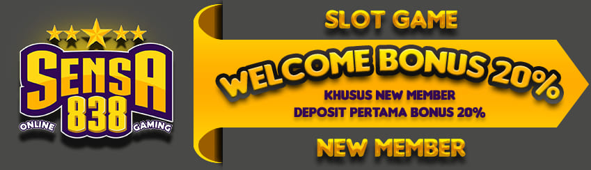 WELCOME BONUS NEW MEMBER 20% (SLOT GAME)